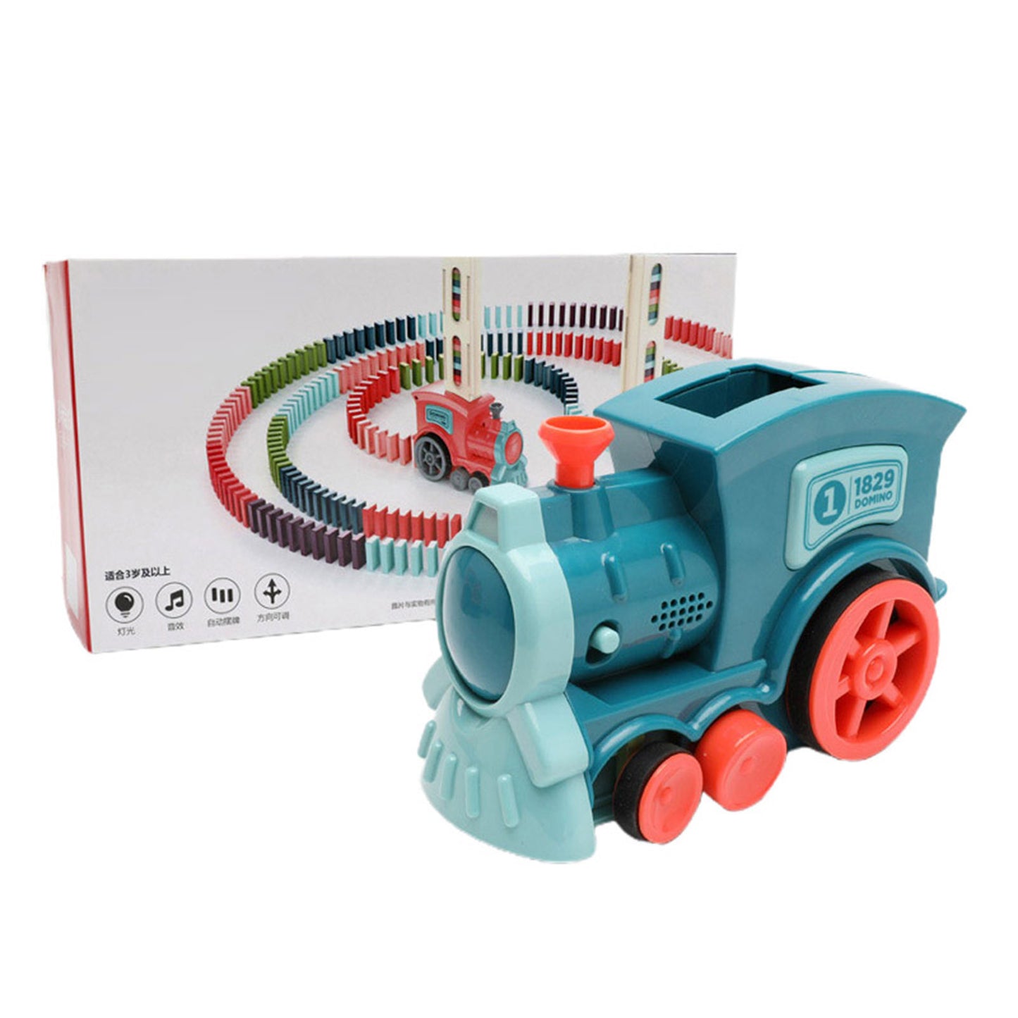 Automatic Release Licensing Electric Building Blocks Train Toy